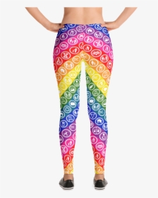 Be You Rainbow Stripe Leggings - Mock Up Periodic Table, HD Png Download, Free Download