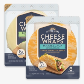 Cf-cheesewraps - Crystal Farms Cheese Wraps, HD Png Download, Free Download