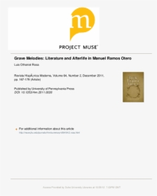 Project Muse, HD Png Download, Free Download