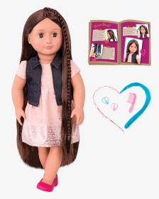 Bd31204 New Kaelyn Hair Play Doll All Components - Our Generation Hair Play Doll Kaelyn, HD Png Download, Free Download