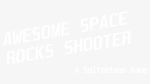 Awesome Space Rocks Shooter - Jhu Logo White, HD Png Download, Free Download