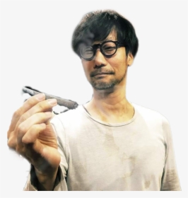 #hideokojima - Hideo Kojima Smoking Weed, HD Png Download, Free Download