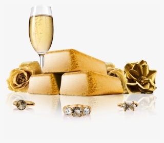 Fragrant Jewels Gold Bath Bomb , Png Download - Champagne Stemware, Transparent Png, Free Download