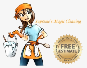 Supremesmagiccleaning Logohead - House Cleaning, HD Png Download, Free Download