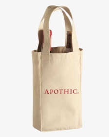 Cotton Tote Bag - Two Bottle Canvas Wine Tote, HD Png Download, Free Download