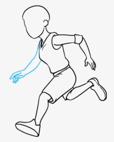 How To Draw Basketball Player - Long Jump, HD Png Download, Free Download