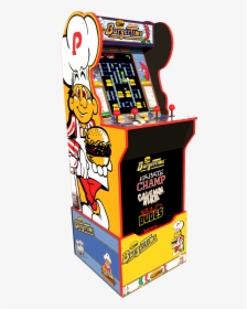 Burger Time Arcade Cabinet"  Class="lazyload Lazyload - Burger Time Arcade 1up, HD Png Download, Free Download