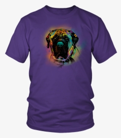 English Mastiff - Boyz In The Hood T Shirt Purple, HD Png Download, Free Download