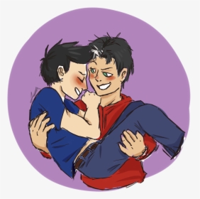 One Of The Ship Requests dick Grayson And Jason Todd - Cartoon, HD Png Download, Free Download