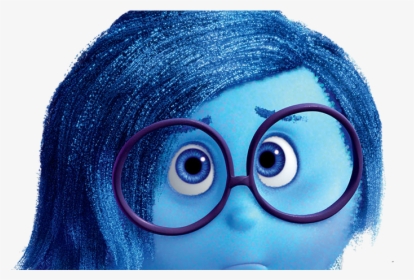 Sadness Inside Out Cardboard Cutout Standup , Png Download - Blue Inside Out Character, Transparent Png, Free Download