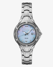 Seiko Diamond Womens Solar Watch Sut371 - Seiko Solar Diamond Collection, HD Png Download, Free Download