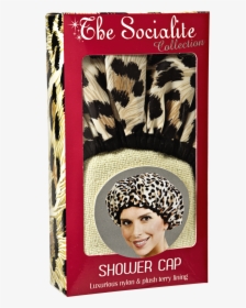 Cheetah Print Shower Cap Png - Headpiece, Transparent Png, Free Download