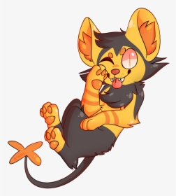 I Caught A Shiny Luxio The Other Day So I Drew Her and - Rare Is Shiny Luxio, HD Png Download, Free Download
