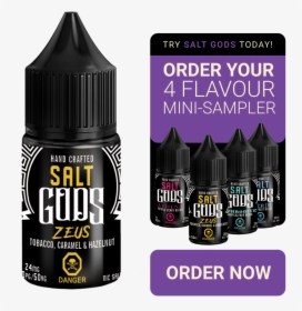 Order Your 4 Flavour Mini-sampler, Try Salt Gods Today - Cosmetics, HD Png Download, Free Download