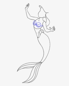 Drawing Photos Mermaid - Cách Vẽ Nàng Tiên Cá, HD Png Download, Free Download