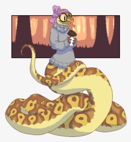 Drawn Pixel Art Snake - Undertale Snake Oc, HD Png Download, Free Download