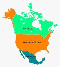 Small Map Of North America, HD Png Download, Free Download