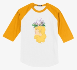 Flower Crown Baseball Tee - T-shirt, HD Png Download, Free Download