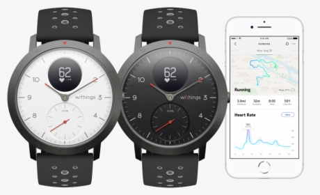 Withings Steel Hr Sport Hybrid, HD Png Download, Free Download