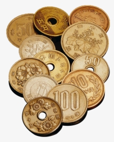 Money Pile Png - Coin Japanese Yen Png, Transparent Png, Free Download