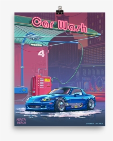 Transparent Car Wash Clipart Free Download - Blue Miata Car Wash, HD Png Download, Free Download