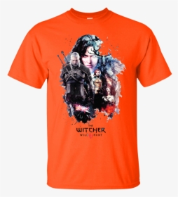 The Witcher T-shirt Men - Witcher 3: Wild Hunt, HD Png Download, Free Download