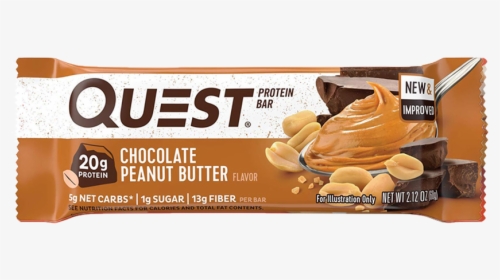 Chocolate Peanut Butter - Quest Protein Bar Peanut Butter, HD Png Download, Free Download