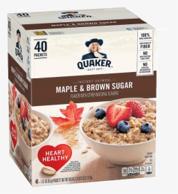 Quaker Instant Oatmeal Maple And Brown Sugar, HD Png Download, Free Download