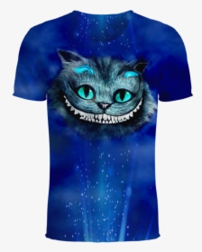 Cheshire Cat Alice In Wonderland 3d T-shirt - Active Shirt, HD Png Download, Free Download