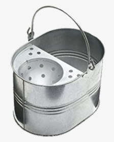 Galvanized Mop Bucket, HD Png Download, Free Download