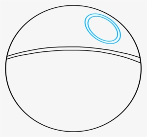 How To Draw Death Star From Star Wars - Circle, HD Png Download, Free Download