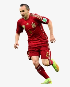Andres Iniesta render - Player, HD Png Download, Free Download