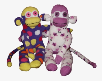 Win Cute Sock Monkeys - Stuffed Toy, HD Png Download, Free Download