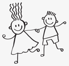 Transparent Drawn Crown Png Boy And Girl Drawing Png Download Kindpng