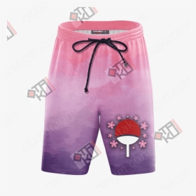Naruto Sakura And Sasuke Symbol Unisex 3d Beach Shorts - Hoodie, HD Png Download, Free Download