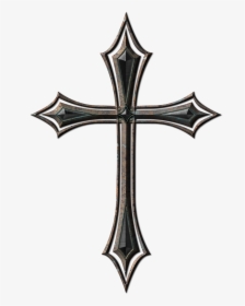 Tattered Cross Clipart Clip Library Old Metal Cross - Cross Tattoo Transparent Background, HD Png Download, Free Download