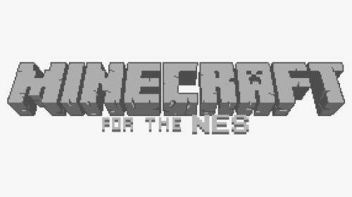Minecraft For The Nintendo Entertainment System - Monochrome, HD Png Download, Free Download