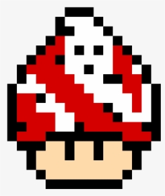 Mario Bros Mushroom Pixel Clipart , Png Download - Pixel Mario Mushroom, Transparent Png, Free Download