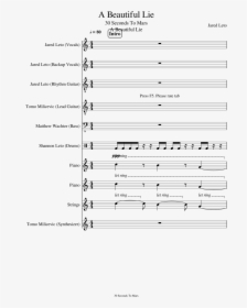 A Beautiful Lie Slide, Image - We Will Rock You Sheet Music Xylophone, HD Png Download, Free Download