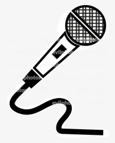 Microphone Drawing Vector And Stock Photo, HD Png Download, Free Download