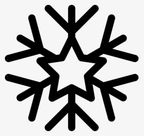 Snowflake Puzzle Clipart Graphic Black And White Download - Snowflake Eps, HD Png Download, Free Download