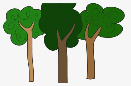 Clipart Trees Forest - Free Clipart Trees, HD Png Download, Free Download
