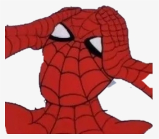 confused Spiderman - Spiderman Meme Oh No, HD Png Download - kindpng