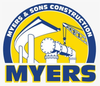 Myers & Sons Construction, Llc Logo - Myers And Sons Construction, HD Png Download, Free Download