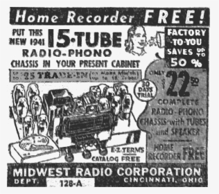 Weirdtalesv36n1pg129 Midwest Radio Corporation - Poster, HD Png Download, Free Download