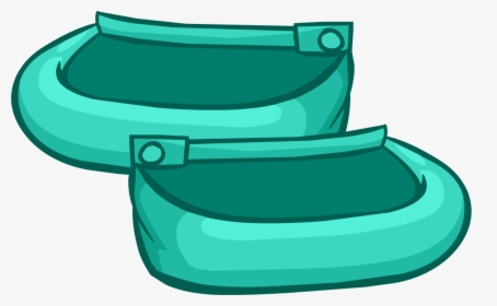 Official Club Penguin Online Wiki - Club Penguin Seafoam Slip Ons, HD Png Download, Free Download