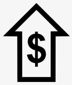 Arrow Up Upload Dollar - Icon Dollar Sign Arrow, HD Png Download, Free Download