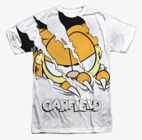 Ripped Garfield T-shirt, HD Png Download, Free Download