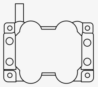Manifold Absolute Pressure Sensor Ct Map Icon Transparent - Line Art, HD Png Download, Free Download