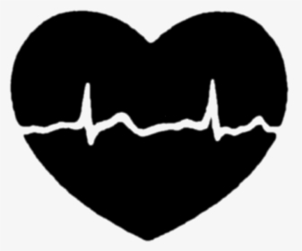 Heart Beat Clipart Black And White - Heart, HD Png Download, Free Download